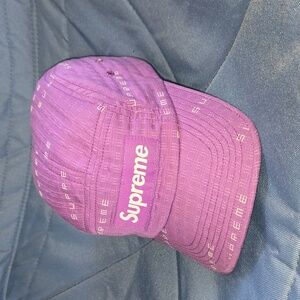 Supreme Stitch Jacquard Camp Cap Purple Lavender